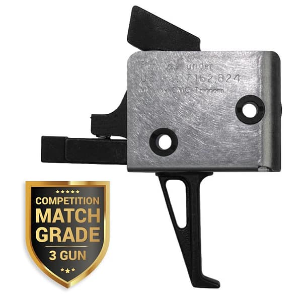 CMC AR-15 / AR-10 Single Stage Drop-In Competition Match Grade, 3 Gun Trigger - Flat Bow - 2.5LB Pull